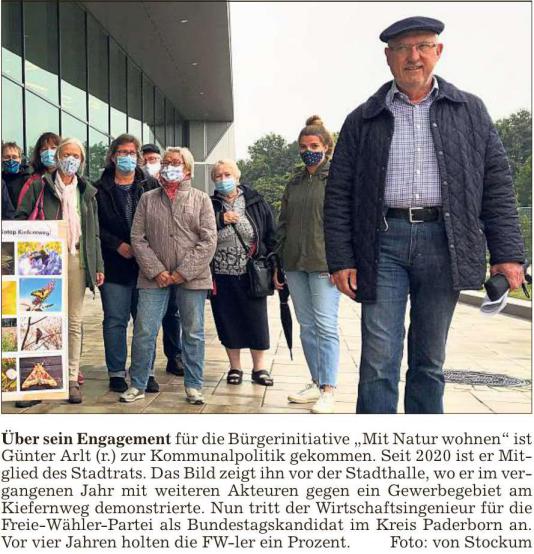 Mit Natur Wohnen Aktivist will in den Bundestag